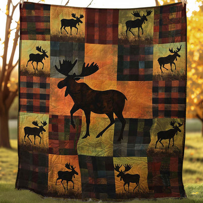 Moose Silhouettes WJ0507017CL Quilt