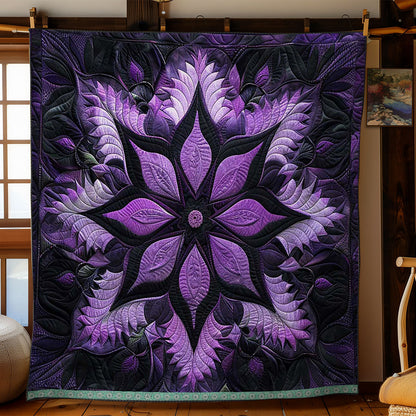 Mystic Purple Bloom WJ2908015CL Quilt