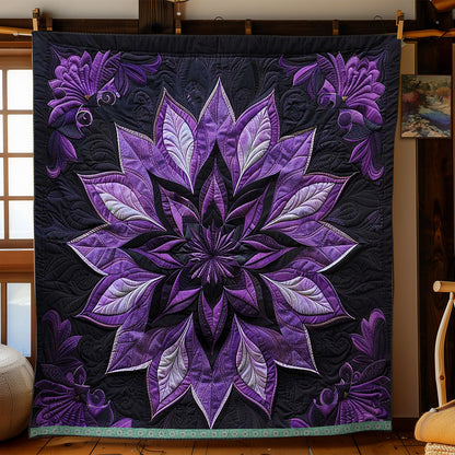 Mystic Purple Bloom WJ2908016CL Quilt