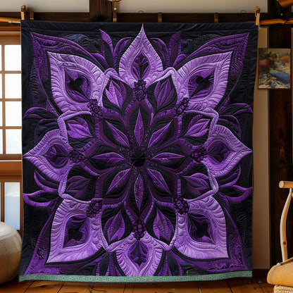 Mystic Purple Bloom WJ2908017CL Quilt