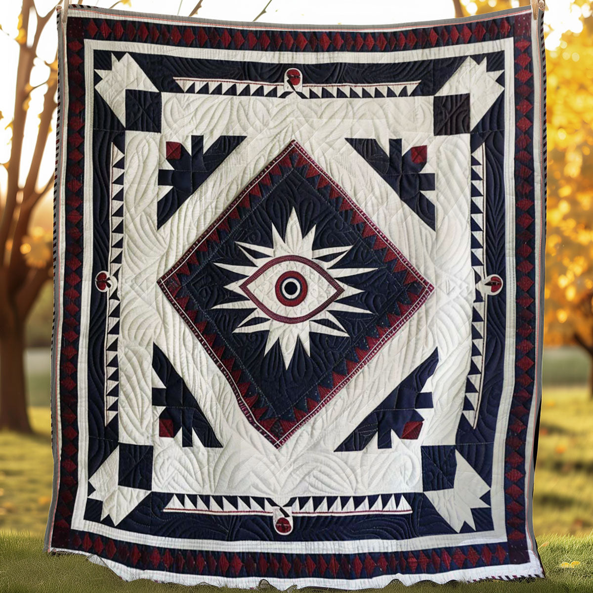 Native American Eye Shaman WJ1507019CL Quilt