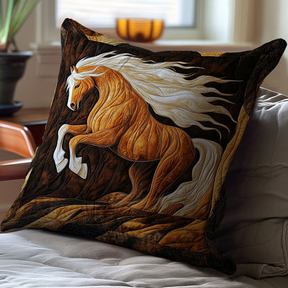 Native American Horse WJ1210034CL Quilt Pillow Case