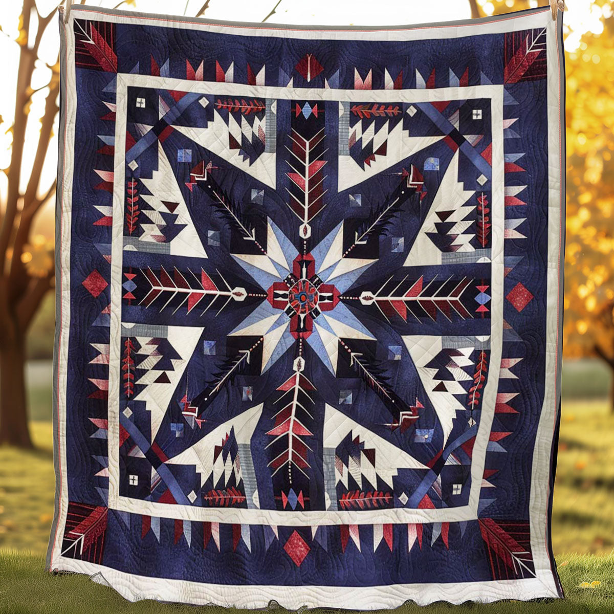 Native American Inspired Star WJ1207016CL Quilt