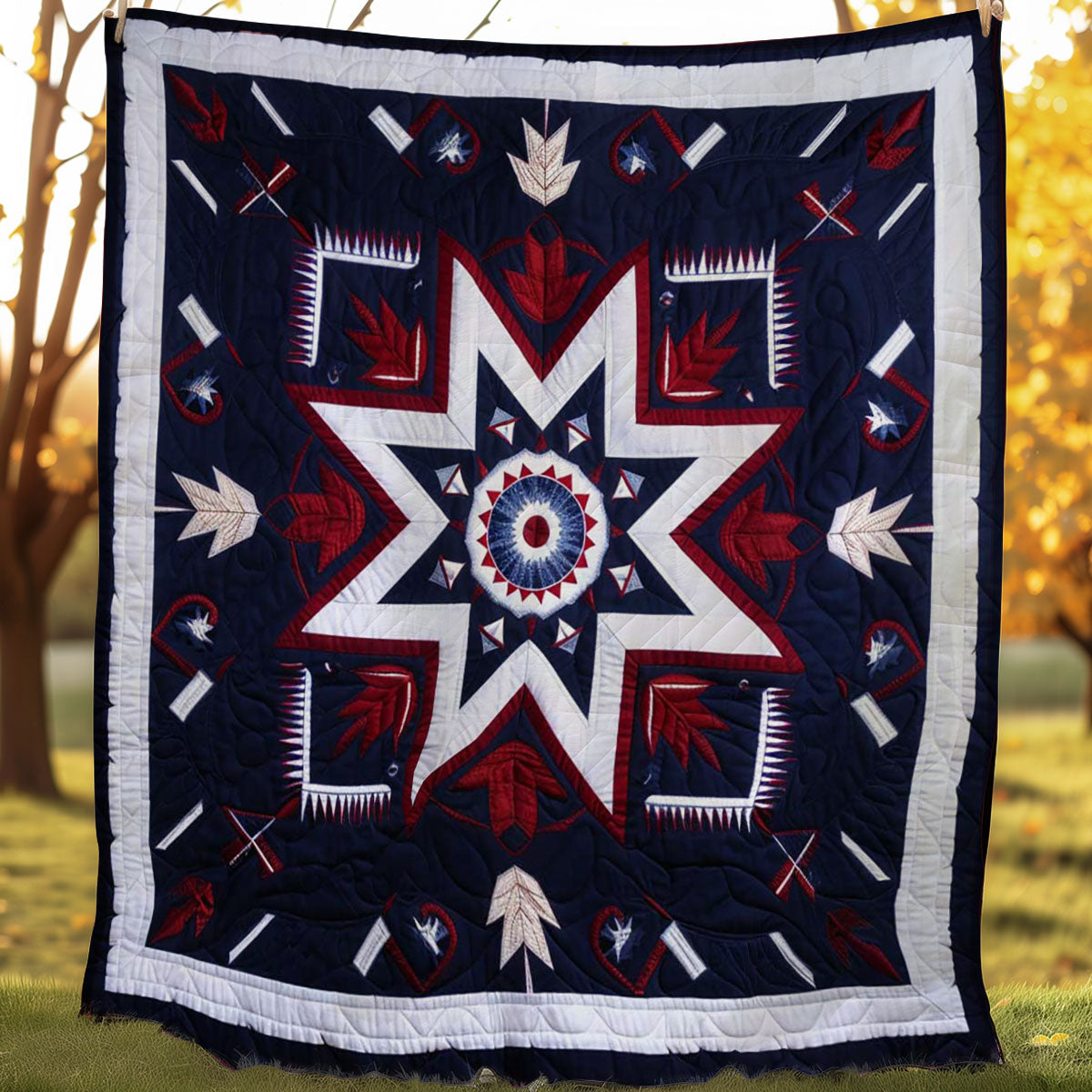 Native American Inspired Star WJ1207017CL Quilt