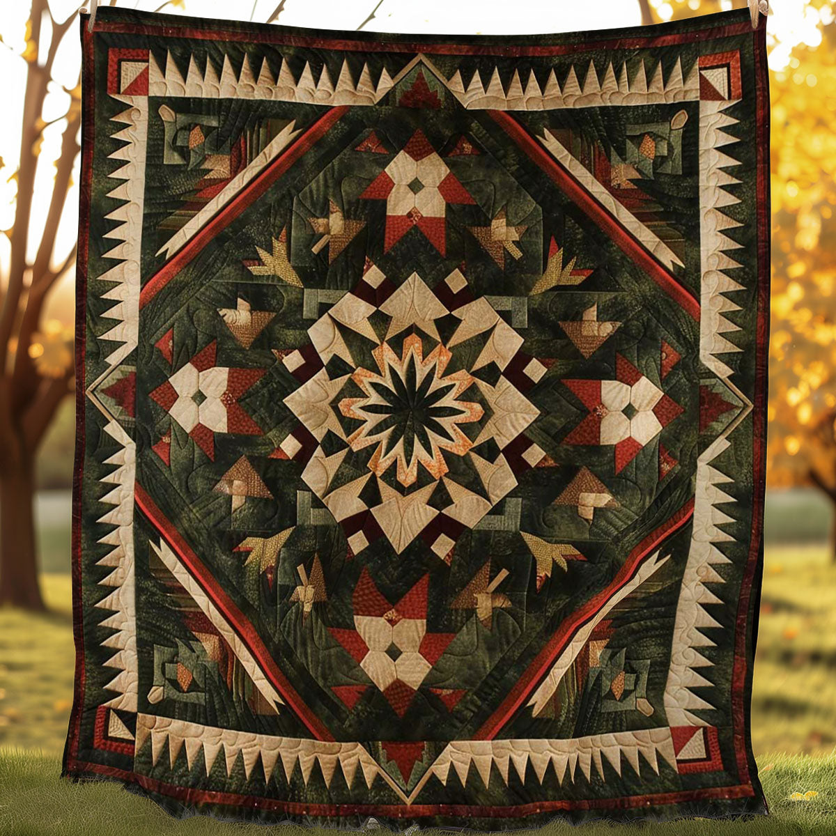 Native American Inspired Star WJ2906014CL Quilt