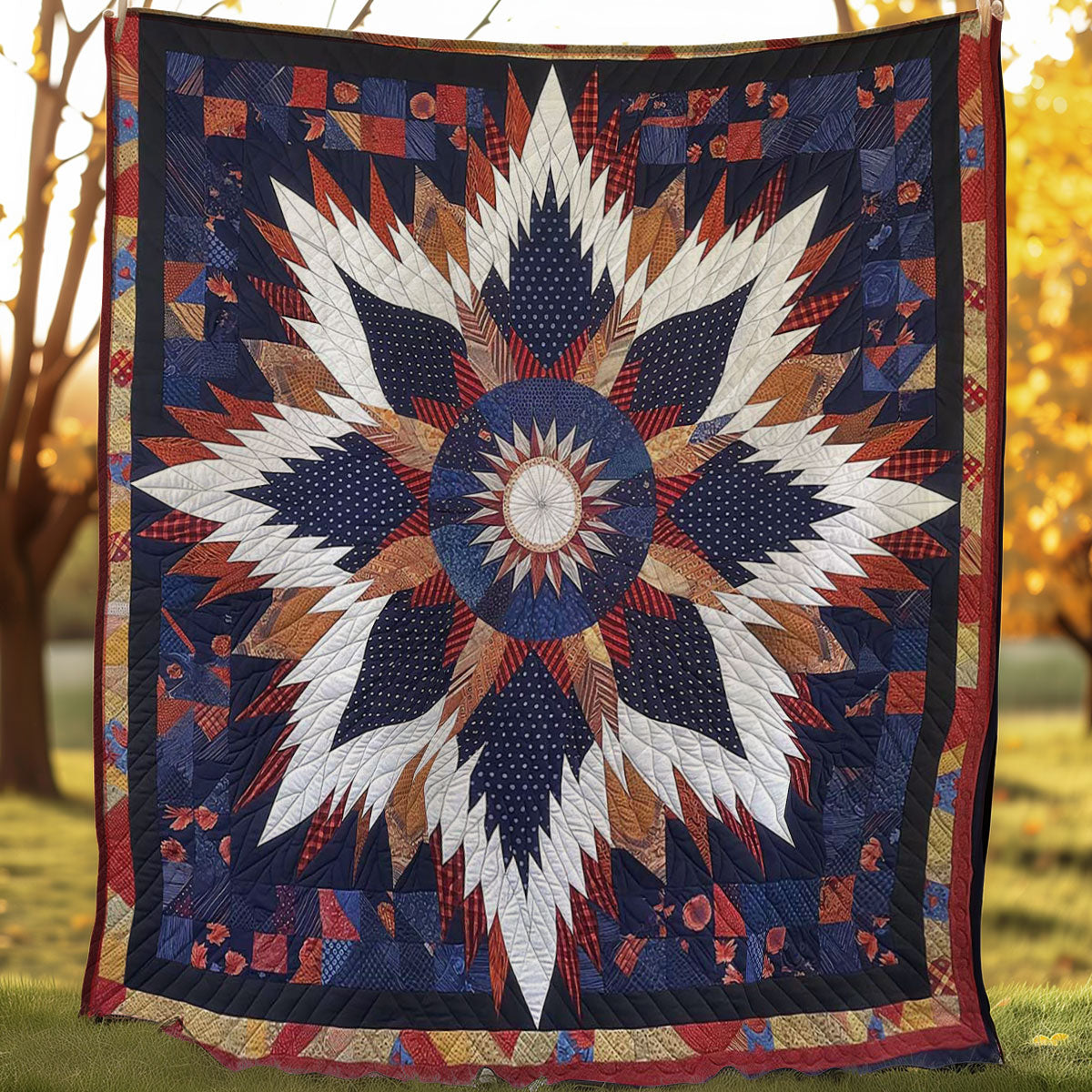 Native American Star WJ0207012CL Quilt