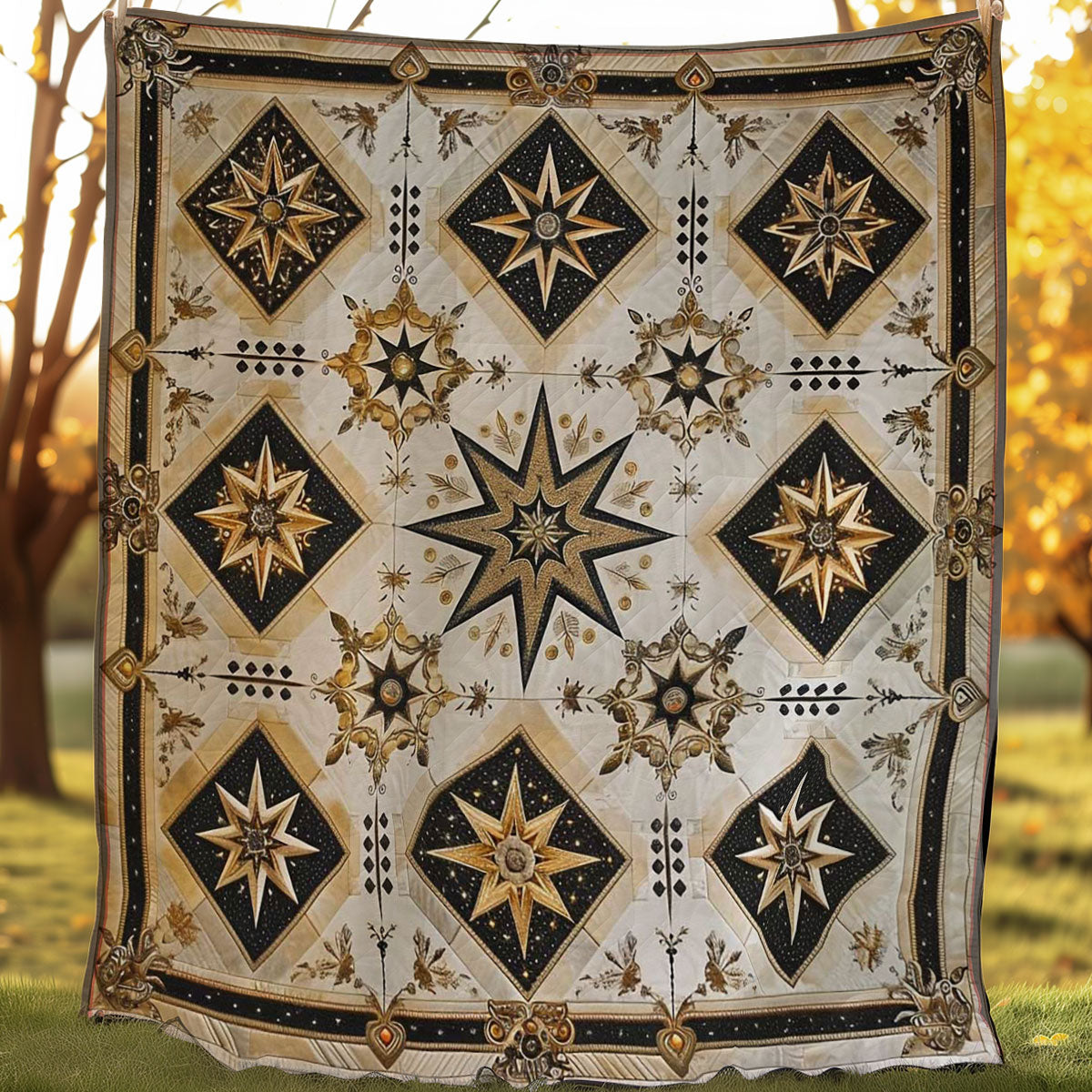 Native American Star WJ0307014CL Quilt