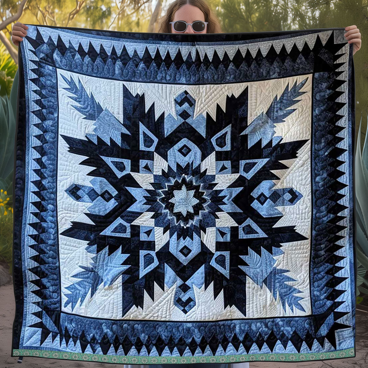Native American Star WJ1709016CL Quilt