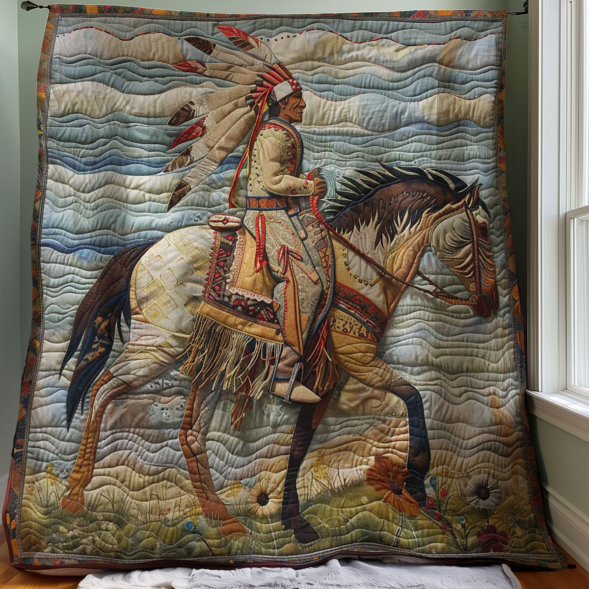 Native American WJ0908015CL Quilt