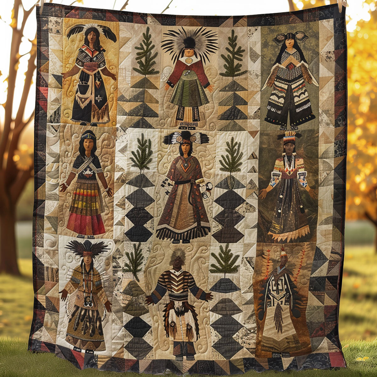 Native American WJ1006012CL Quilt