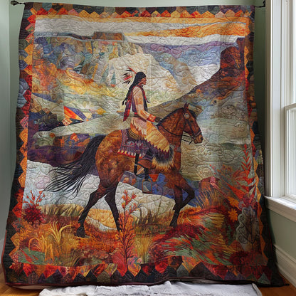 Native American Woman WJ0908020CL Quilt