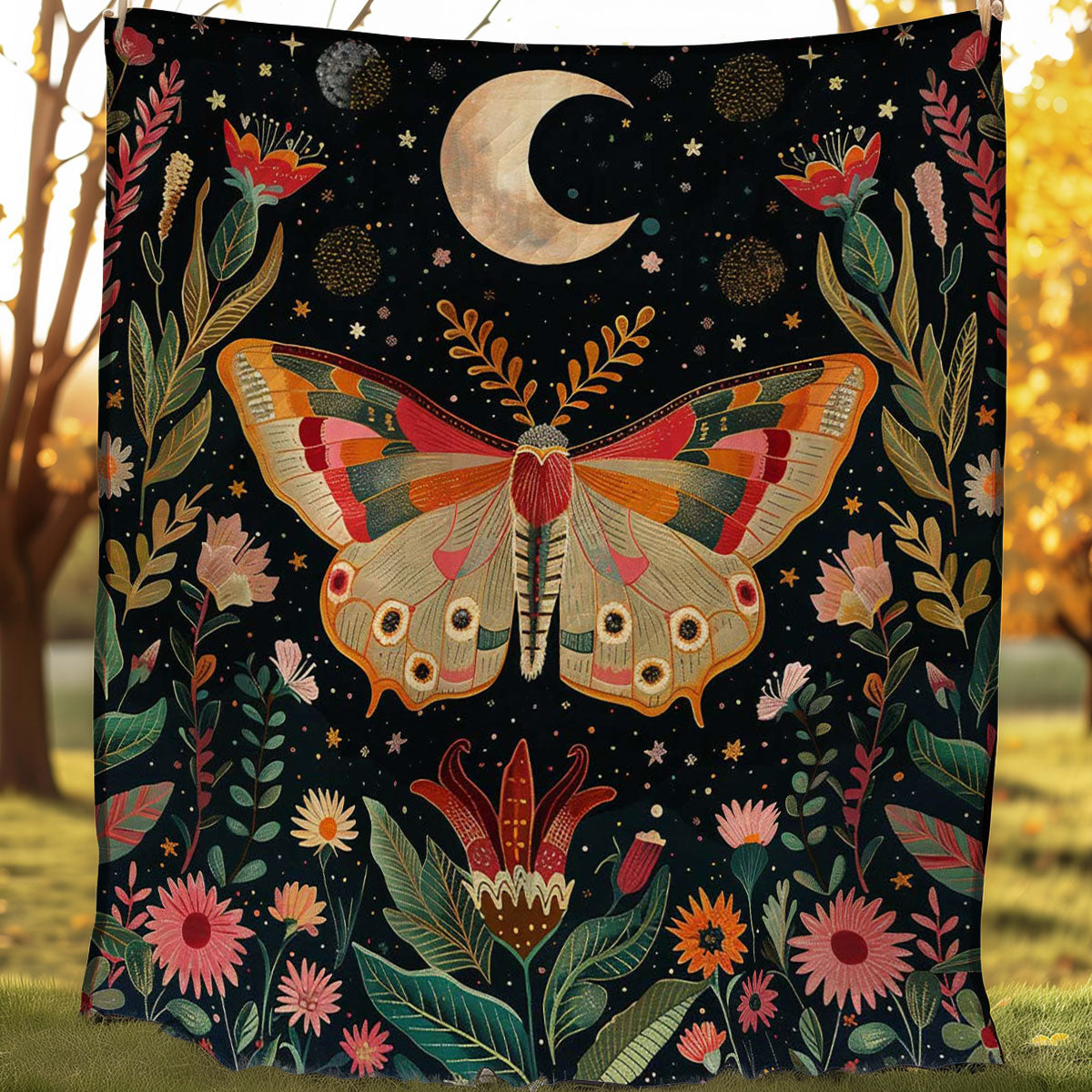 Night Butterflies WJ2906018CL Quilt