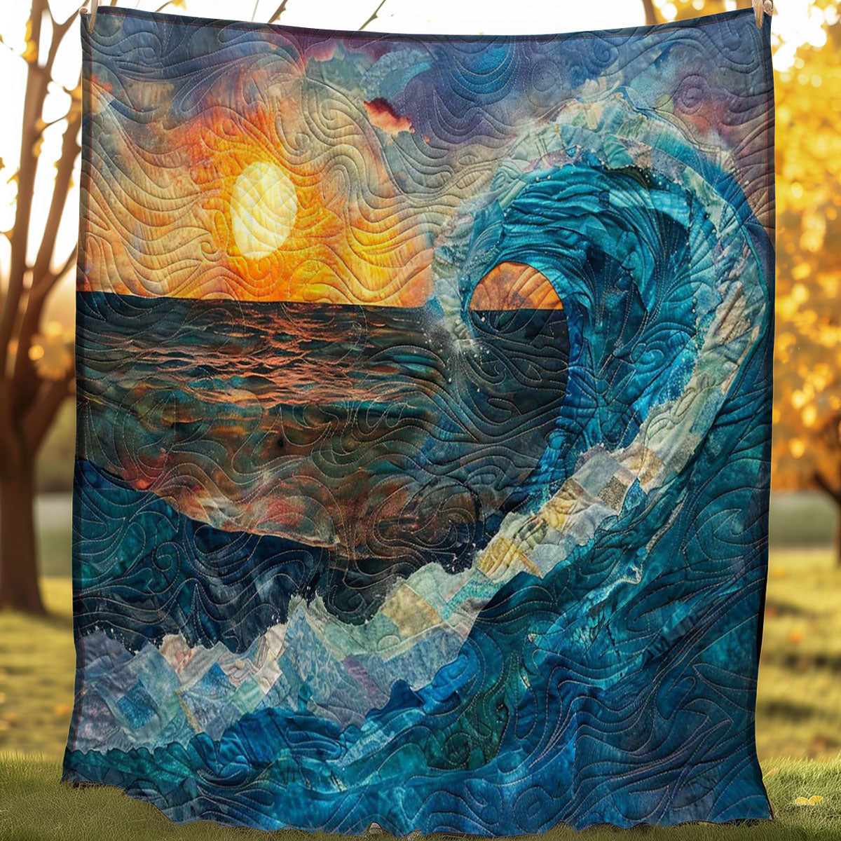 Ocean Wave WJ1807017CL Quilt