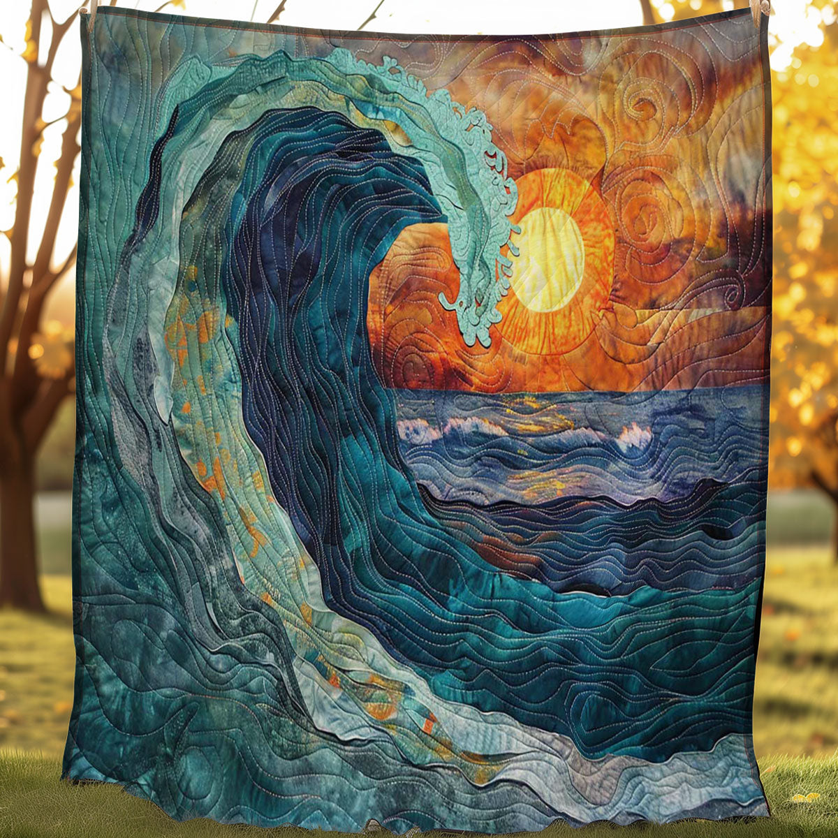 Ocean Wave WJ2007035CL Quilt