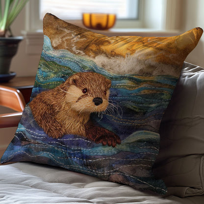 Otter WJ1907045CL Quilt Pillow Case