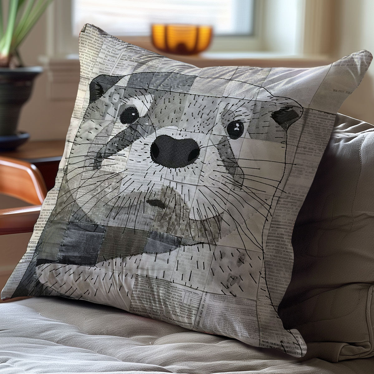 Otter WJ1907046CL Quilt Pillow Case