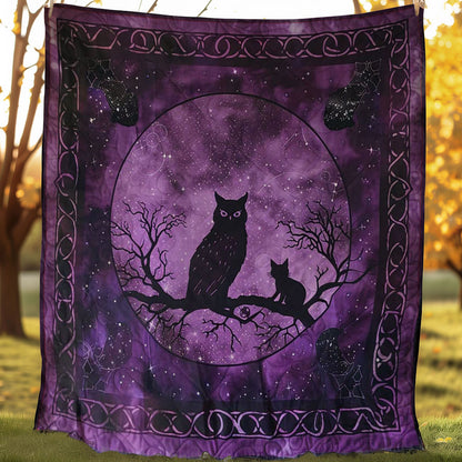 Owl And Cat WJ2406017CL Quilt