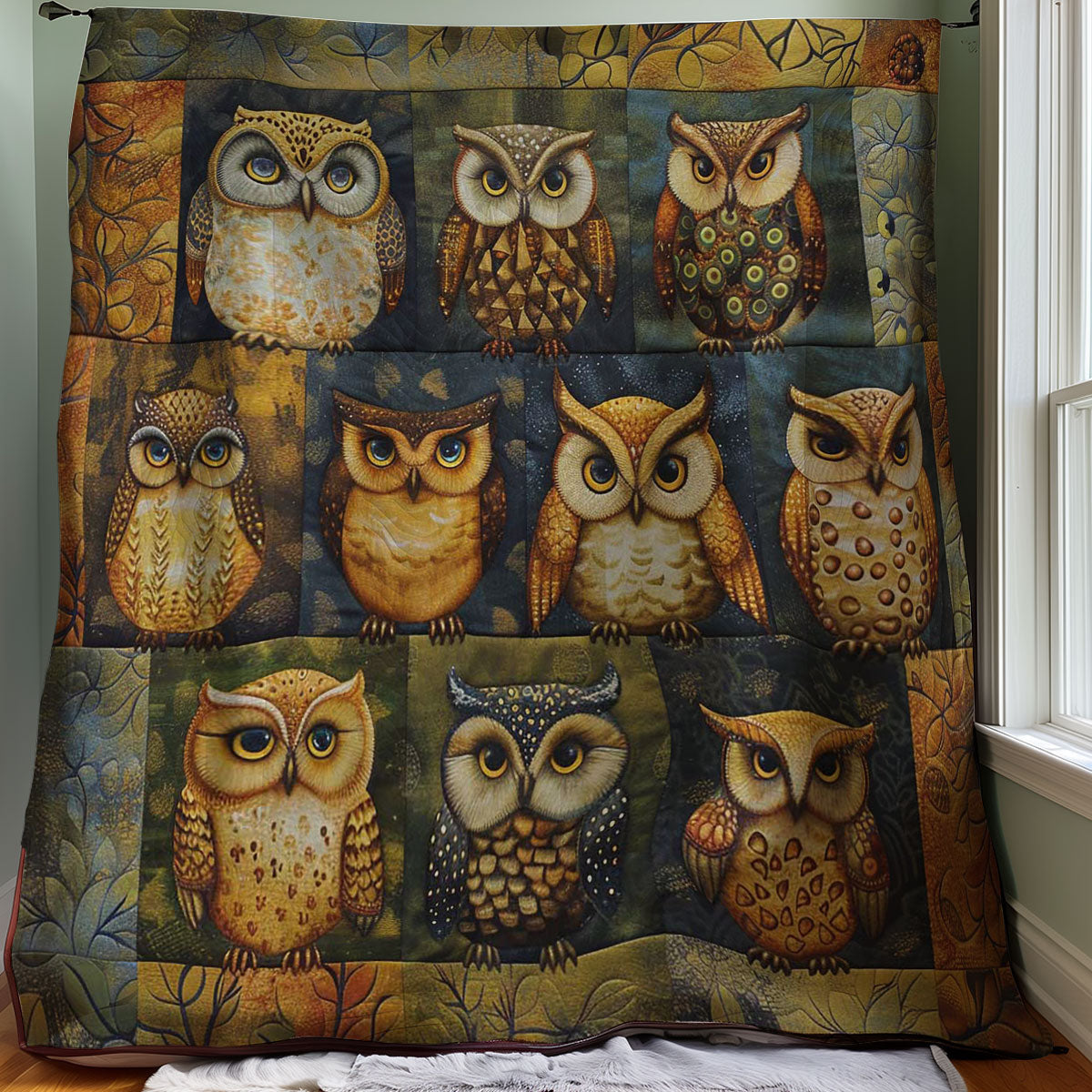 Owl WJ0208021CL Quilt