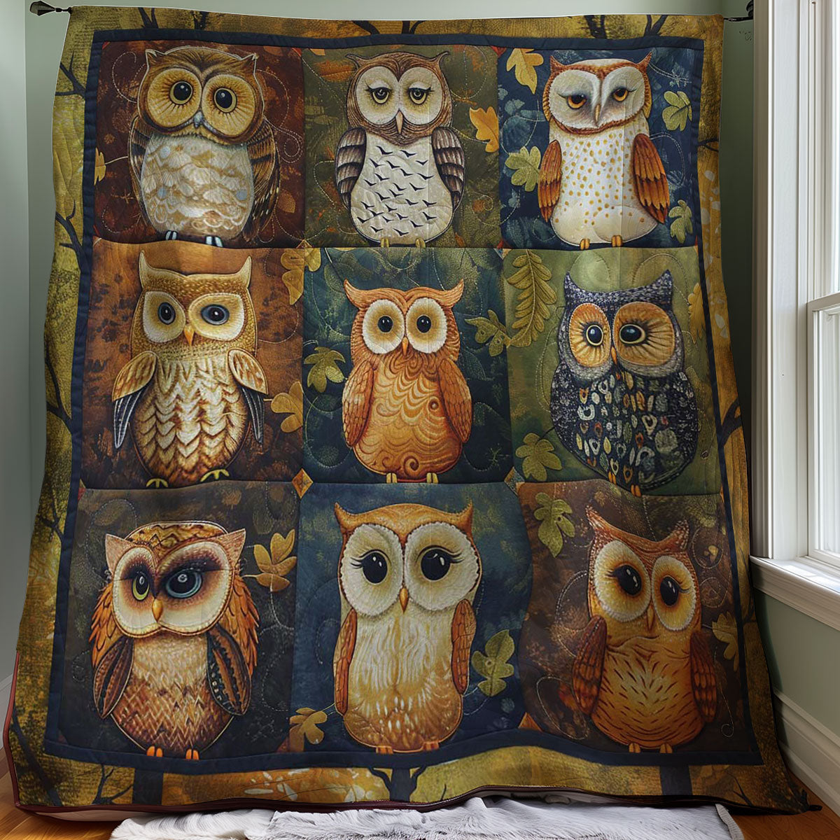 Owl WJ0208023CL Quilt