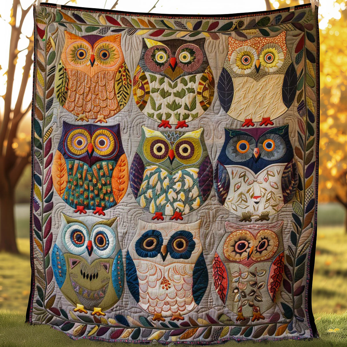 Owl WJ1506016CL Quilt