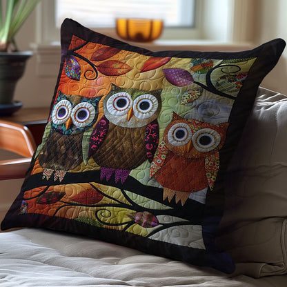 Owl WJ2907047CL Quilt Pillow Case