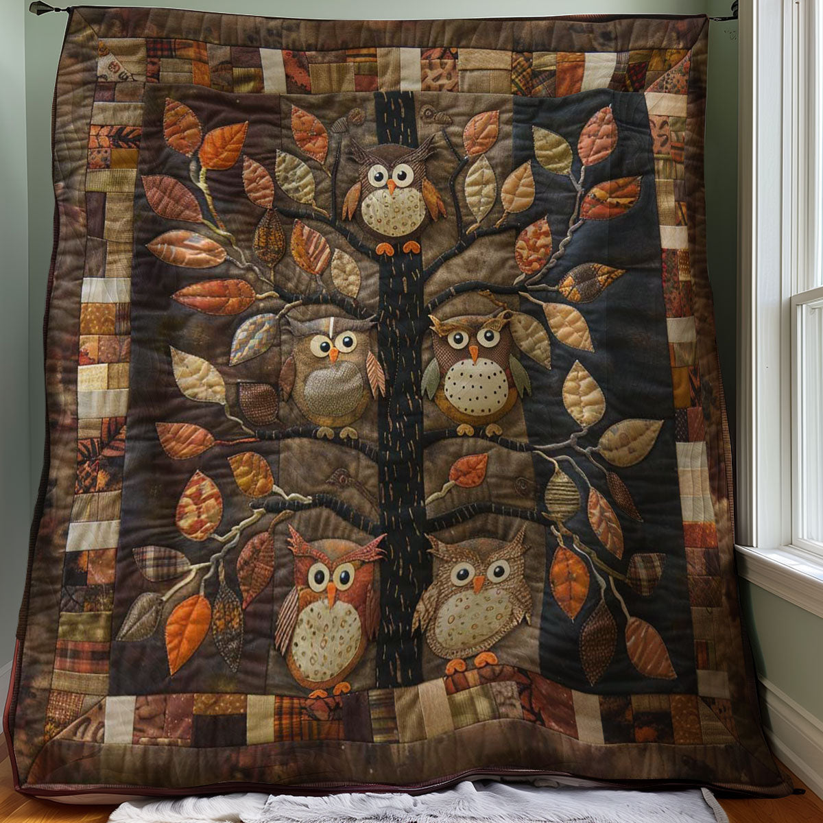 Owls WJ0108014CL Quilt