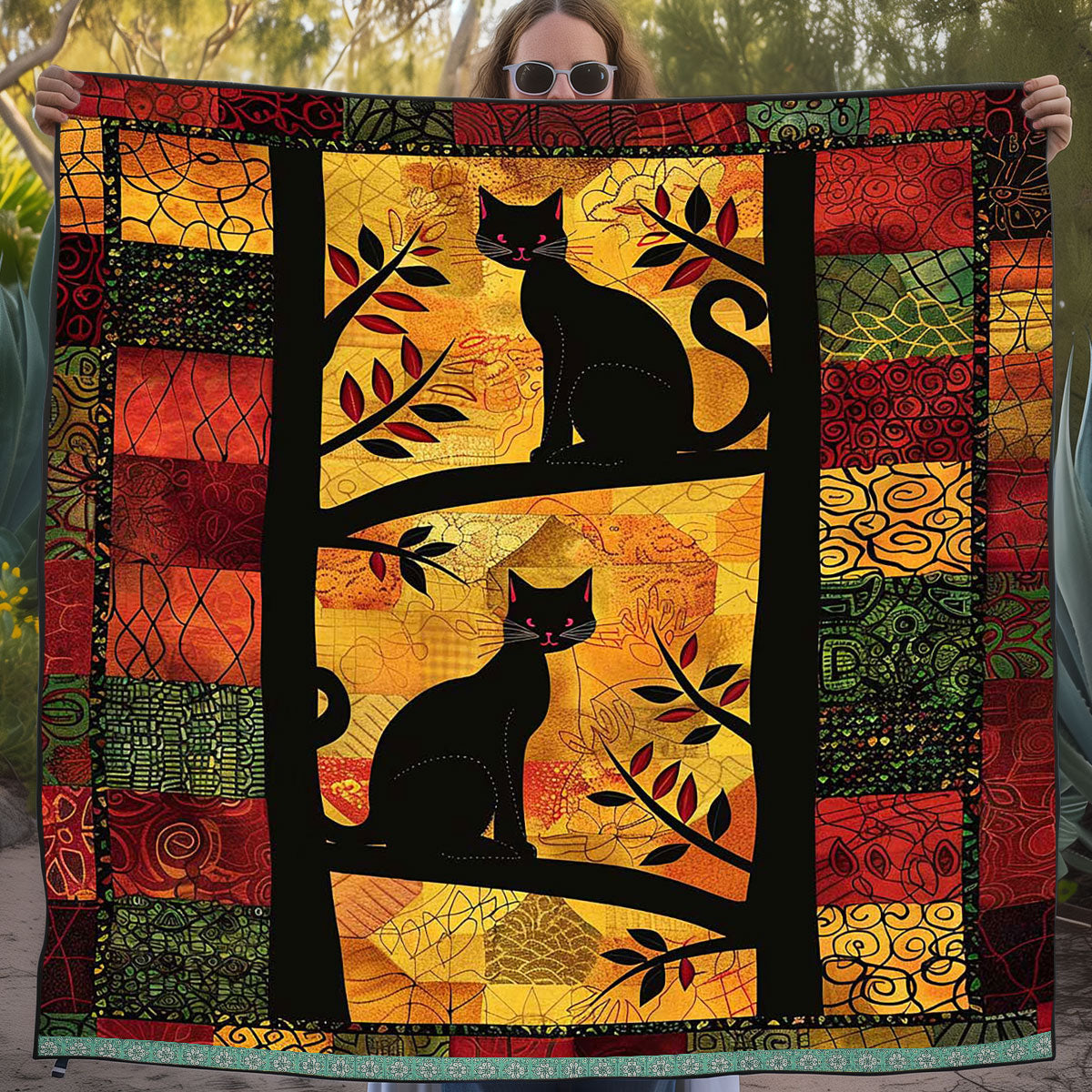 Patchwork Cats WJ1609021CL Quilt