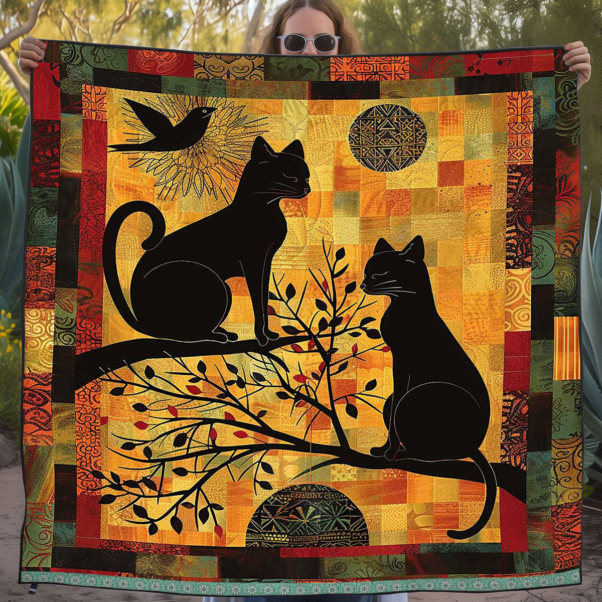 Patchwork Cats WJ1609022CL Quilt