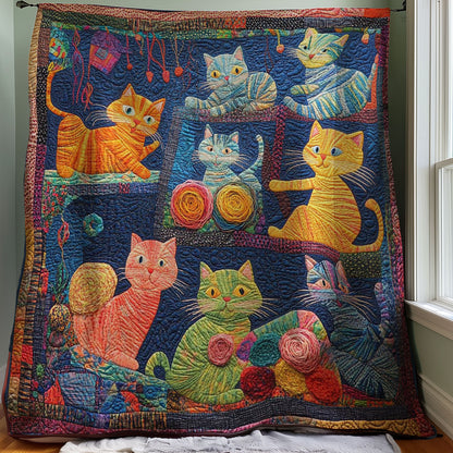 Playful Cats WJ0808027CL Quilt