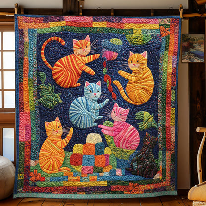 Playful Cats WJ2908018CL Quilt