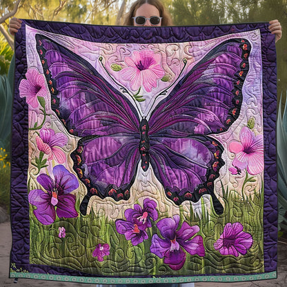 Purple Butterfly WJ1709024CL Quilt