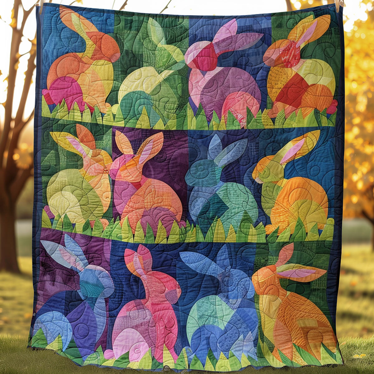 Rabbits WJ1406017CL Quilt