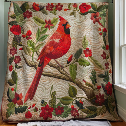 Red Cardinal WJ0108026CL Quilt