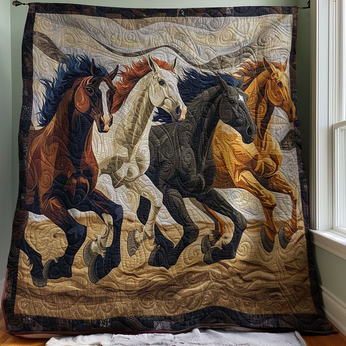 Running Horse WJ0908024CL Quilt