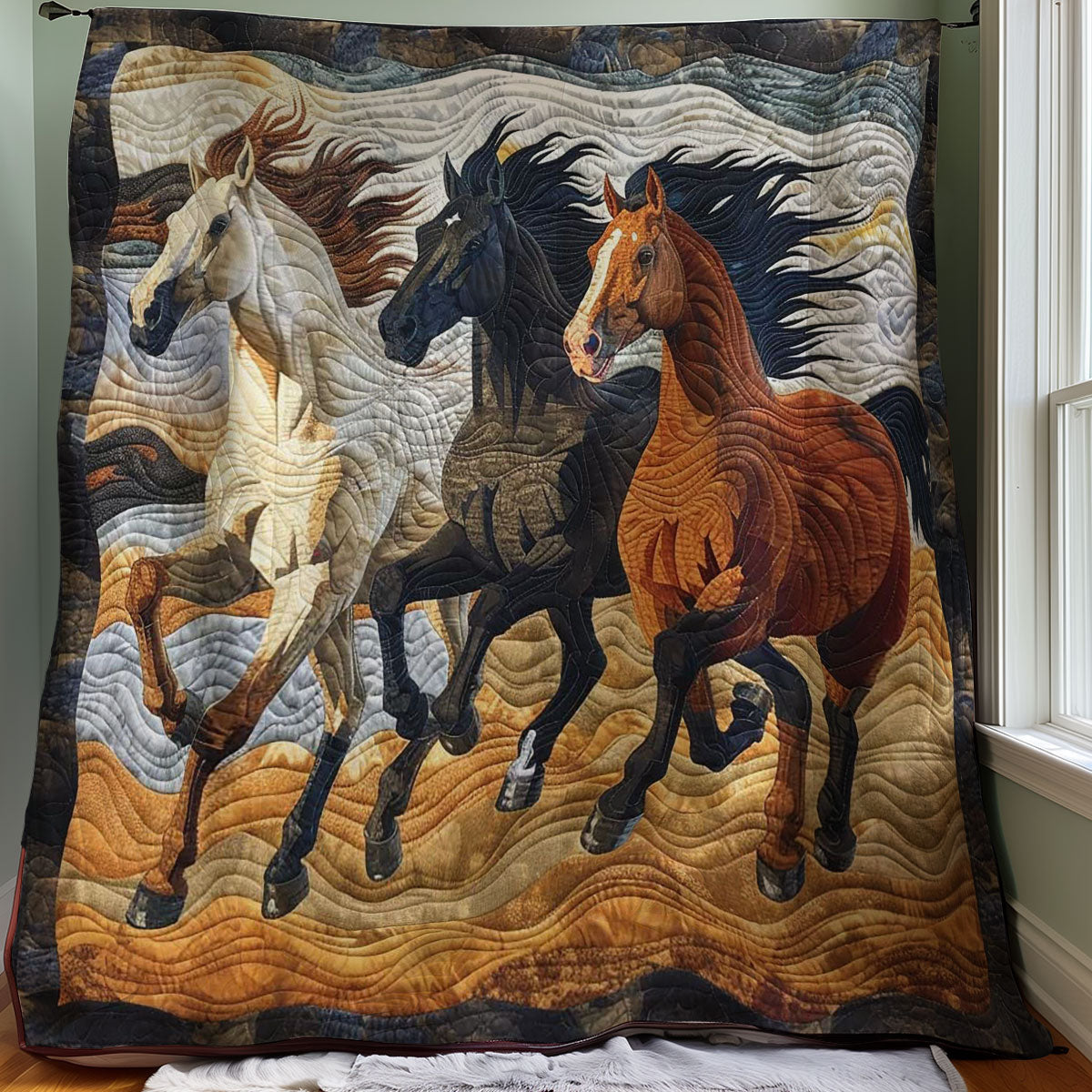 Running Horse WJ1008033CL Quilt