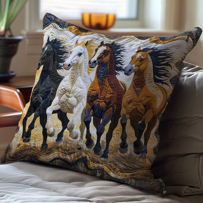 Running Horse WJ1308032CL Quilt Pillow Case