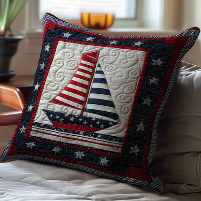 Sailboat WJ2407043CL Quilt Pillow Case