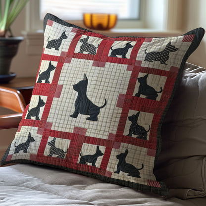 Scottish Terrier WJ2607050CL Quilt Pillow Case