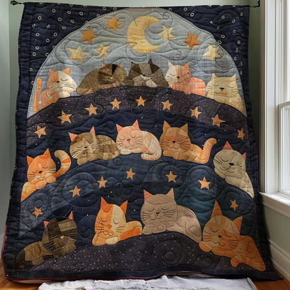 Sleeping Cat Over The Moon WJ1608020CL Quilt