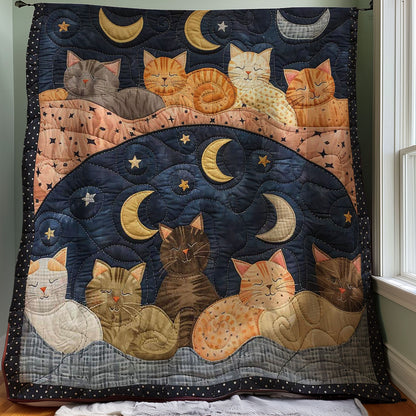 Sleeping Cat Over The Moon WJ1908022CL Quilt