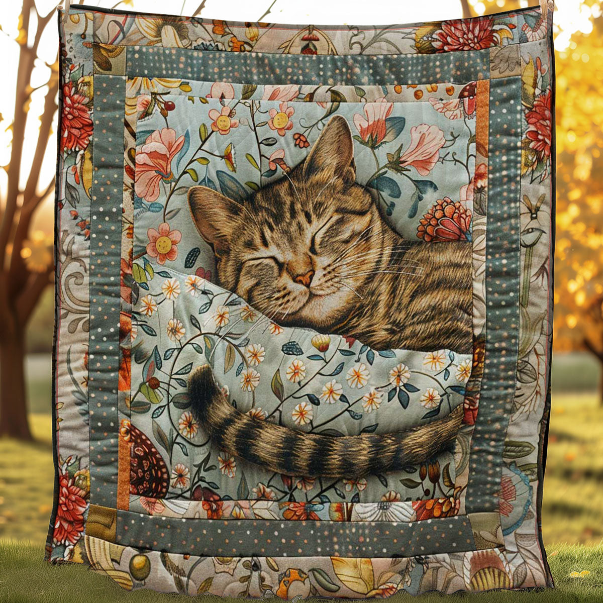 Sleeping Cat WJ2207036CL Quilt