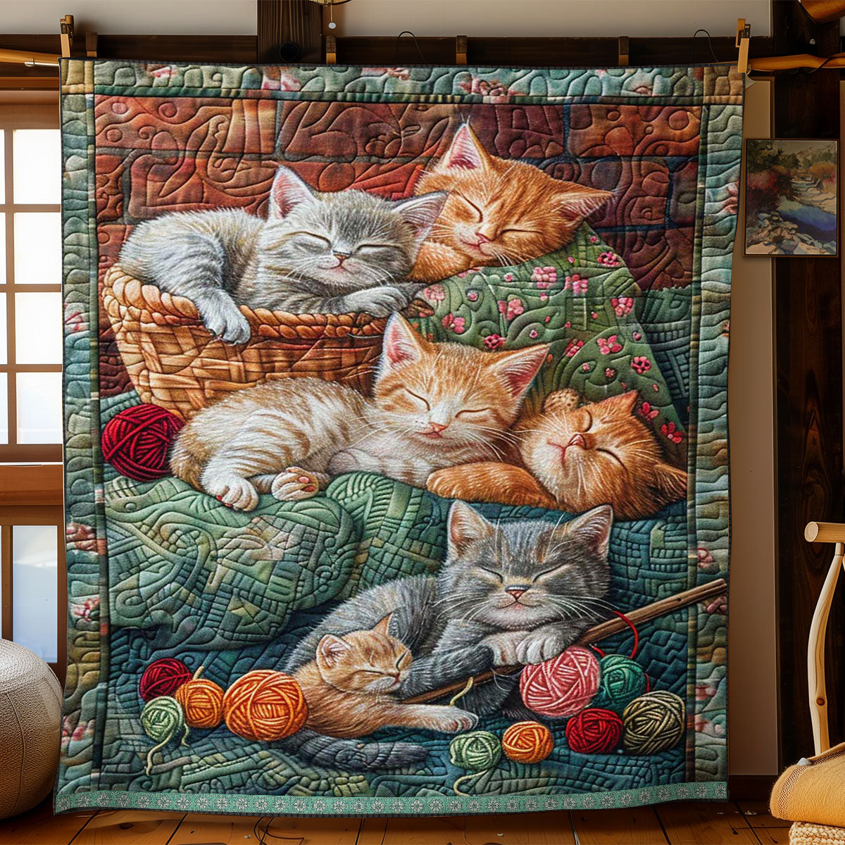 Sleeping Cats WJ2908022CL Quilt