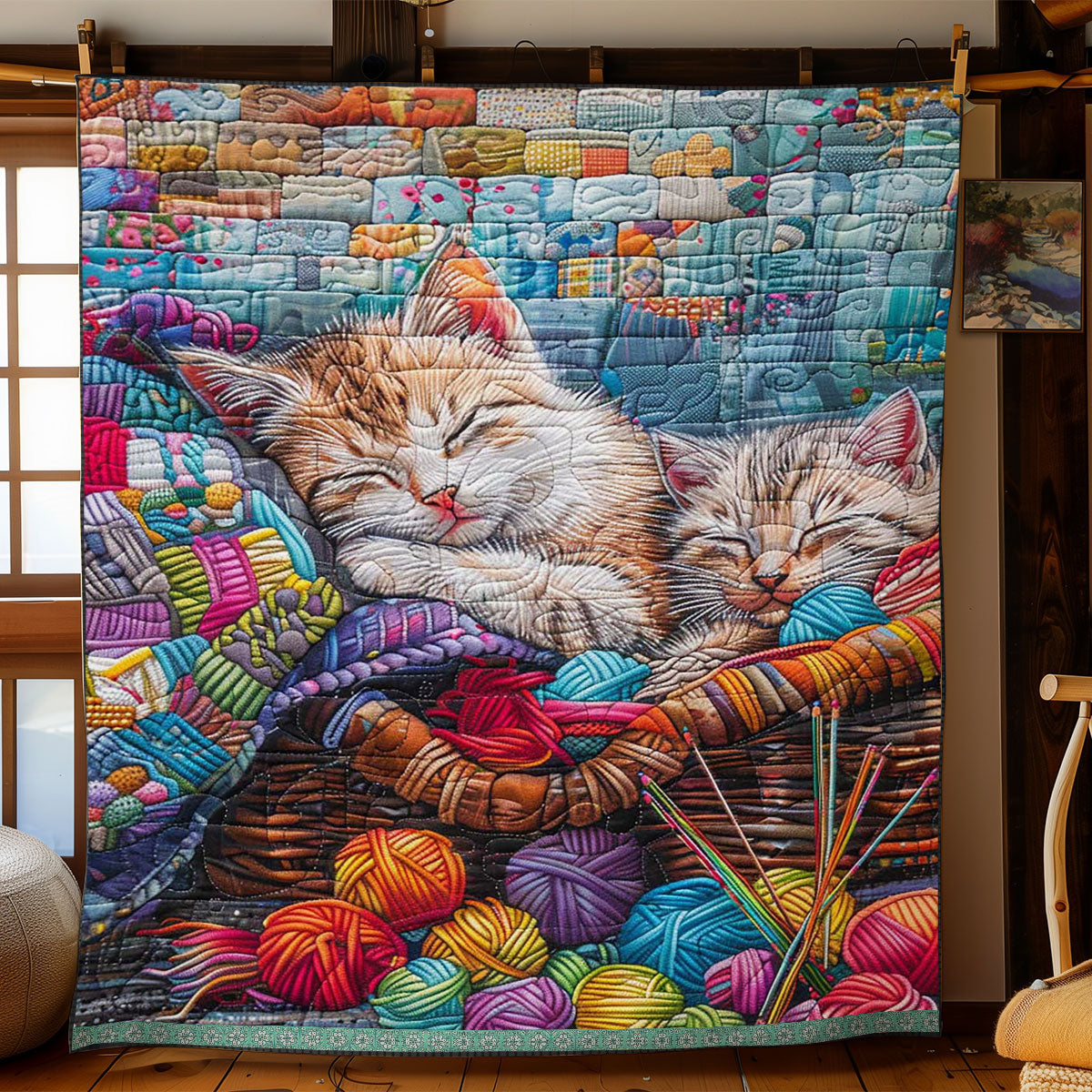 Sleeping Cats WJ2908024CL Quilt