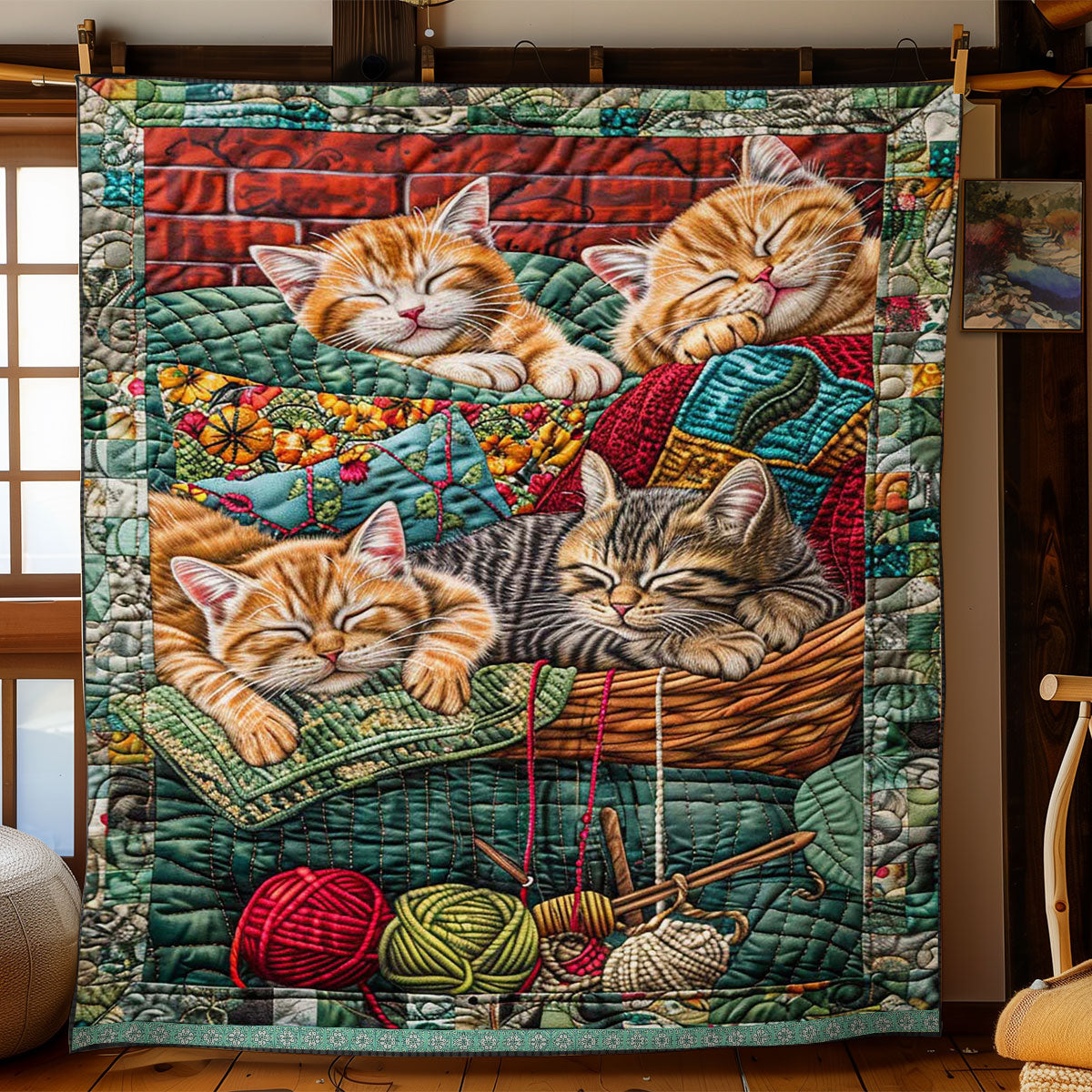 Sleeping Cats WJ2908025CL Quilt