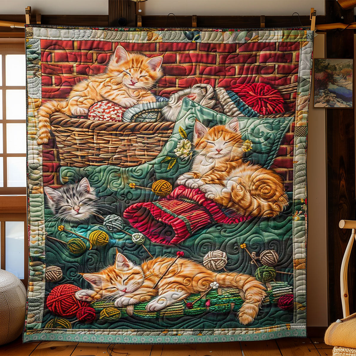 Sleeping Cats WJ2908026CL Quilt