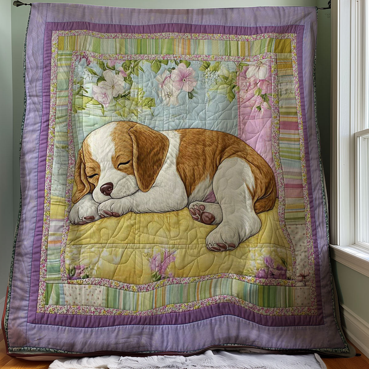 Sleeping Puppy WJ0308030CL Quilt