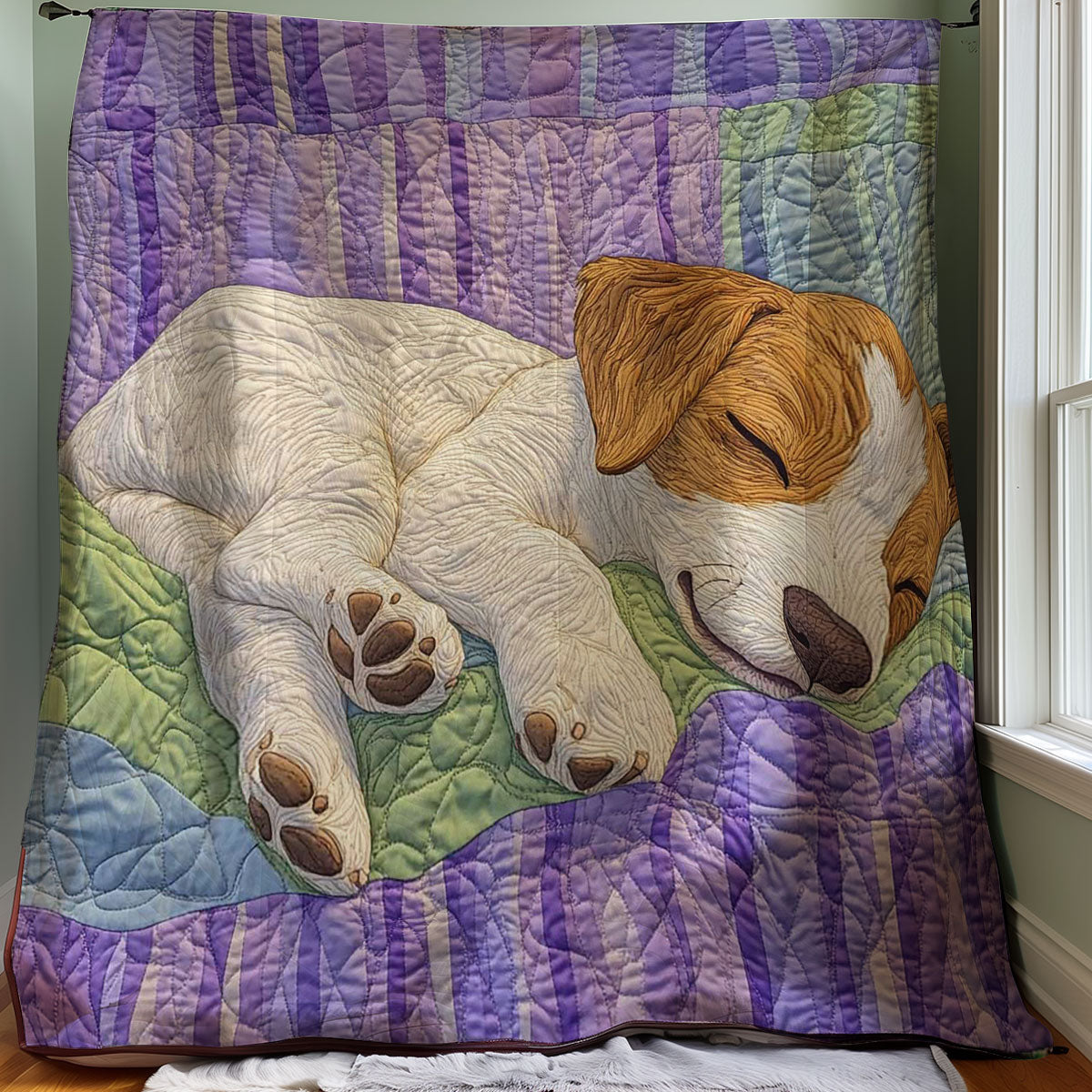 Sleeping Puppy WJ0708032CL Quilt