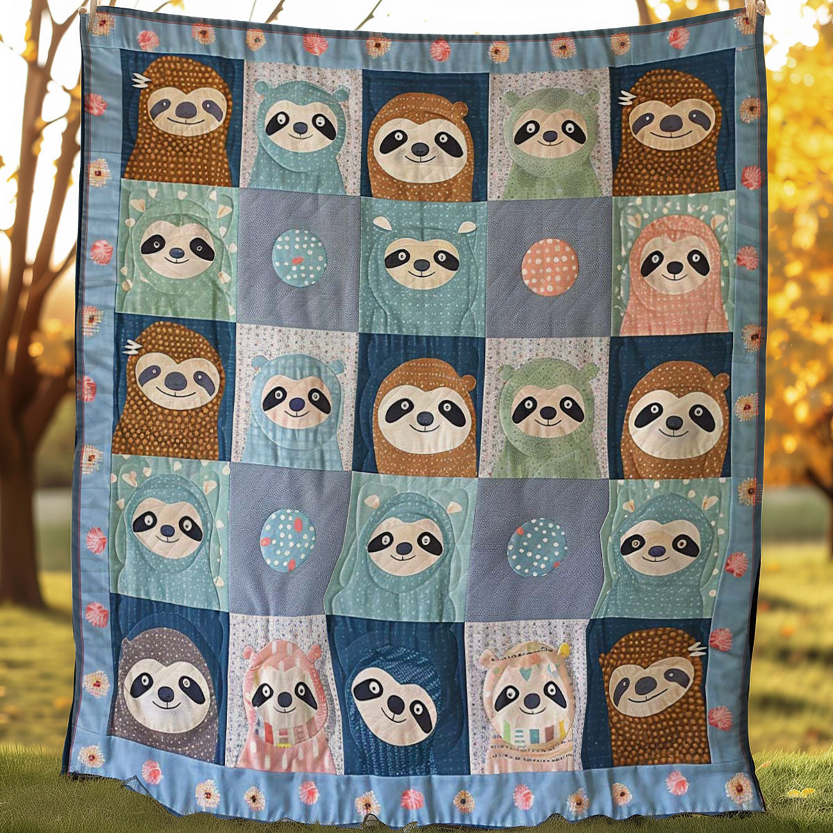 Sloth WJ1307017CL Quilt