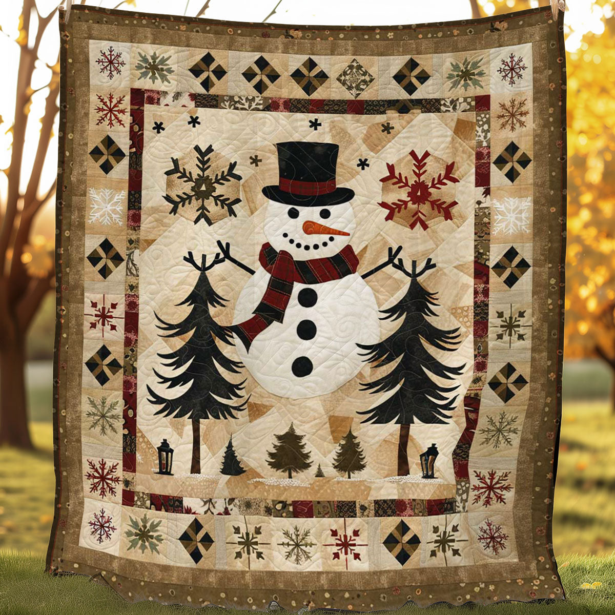 Snowman WJ1107017CL Quilt