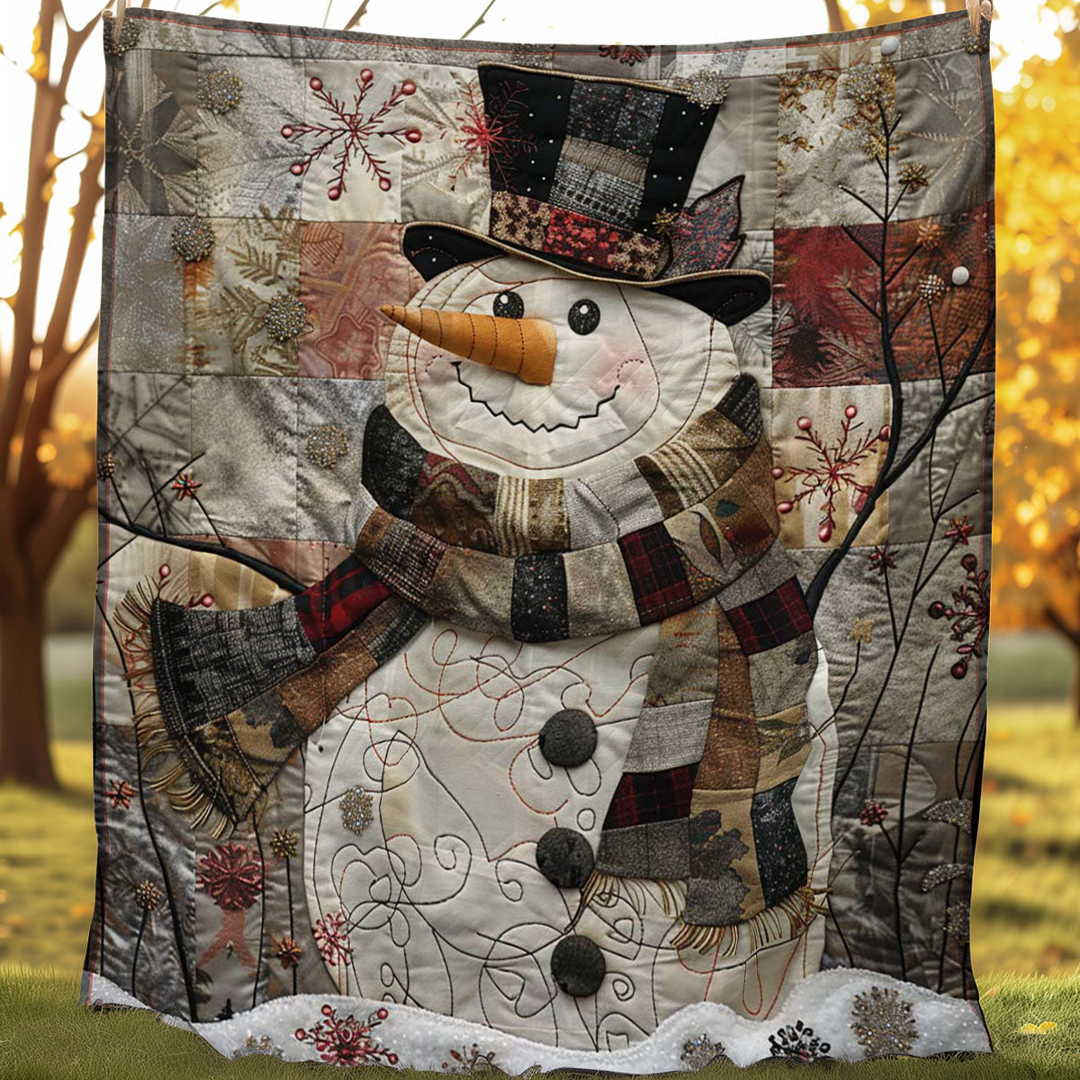 Snowman WJ1107018CL Quilt